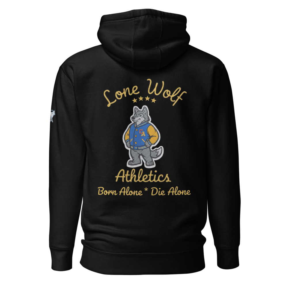 Lone Wolf Unisex Hoodie - Chinchilla Choons